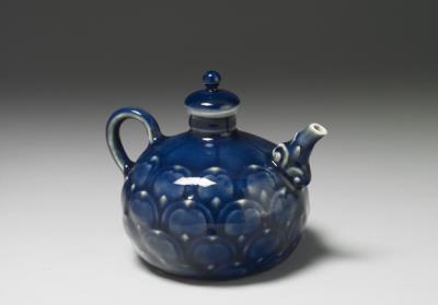 图片[3]-Pot with incised lotus petals decoration in cobalt blue glaze, Ming dynasty, Xuande reign, 1426-1435-China Archive